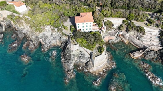 in der Villa am Meer mit Parkplatz 